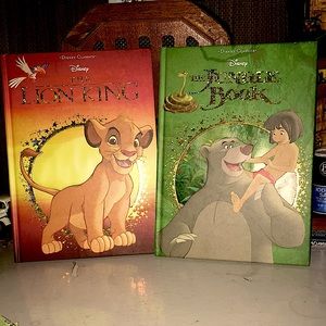 Disney Classic Loin King and The Jungle Book Stories Books First Print 2019